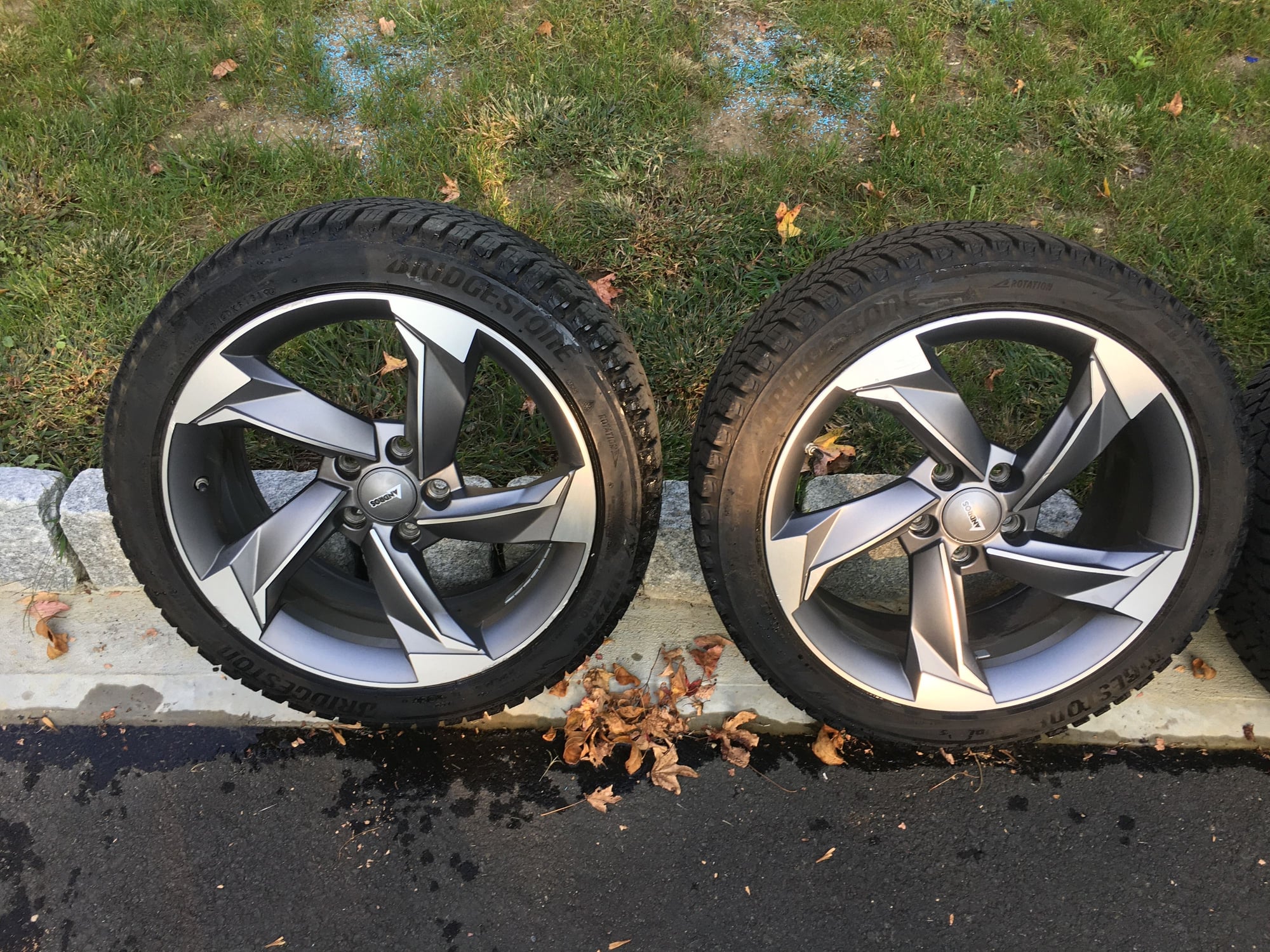 Wheels and Tires/Axles - Bridgestone Blizzak WS90 225/45/R18 + Andros R10 Winter Tire & Rim Package + TPMS - Used - 2008 to 2014 Lexus IS F - All Years Lexus IS - Brooklyn, NY 11230, United States