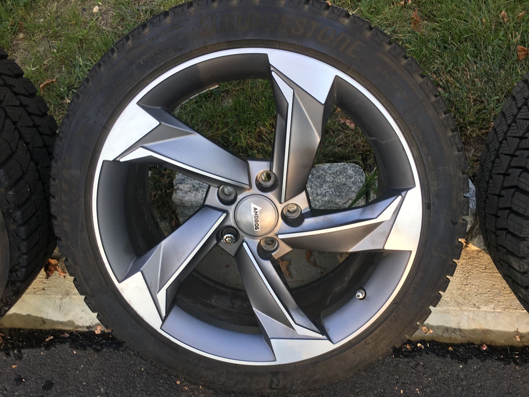 Wheels and Tires/Axles - Bridgestone Blizzak WS90 225/45/R18 + Andros R10 Winter Tire & Rim Package + TPMS - Used - All Years Lexus IS F - All Years Lexus GS F - 2006 to 2024 Lexus IS - All Years Lexus RC F - Oakhurst, NJ 07755, United States