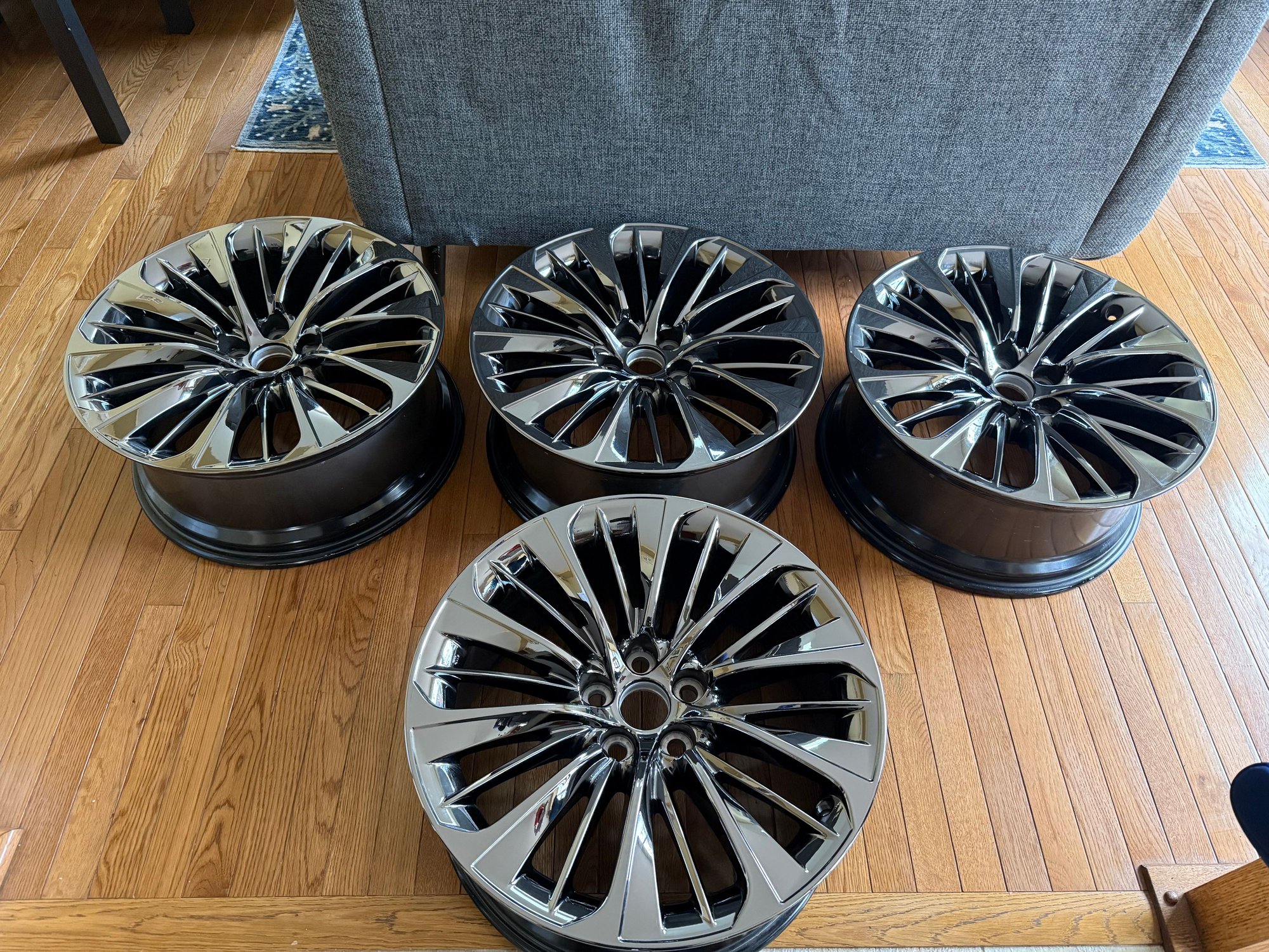 Wheels and Tires/Axles - Brand NEW set of Black PVD Chrome LS500 Rims - Used - -1 to 2025  All Models - Ellicott City, MD 21042, United States