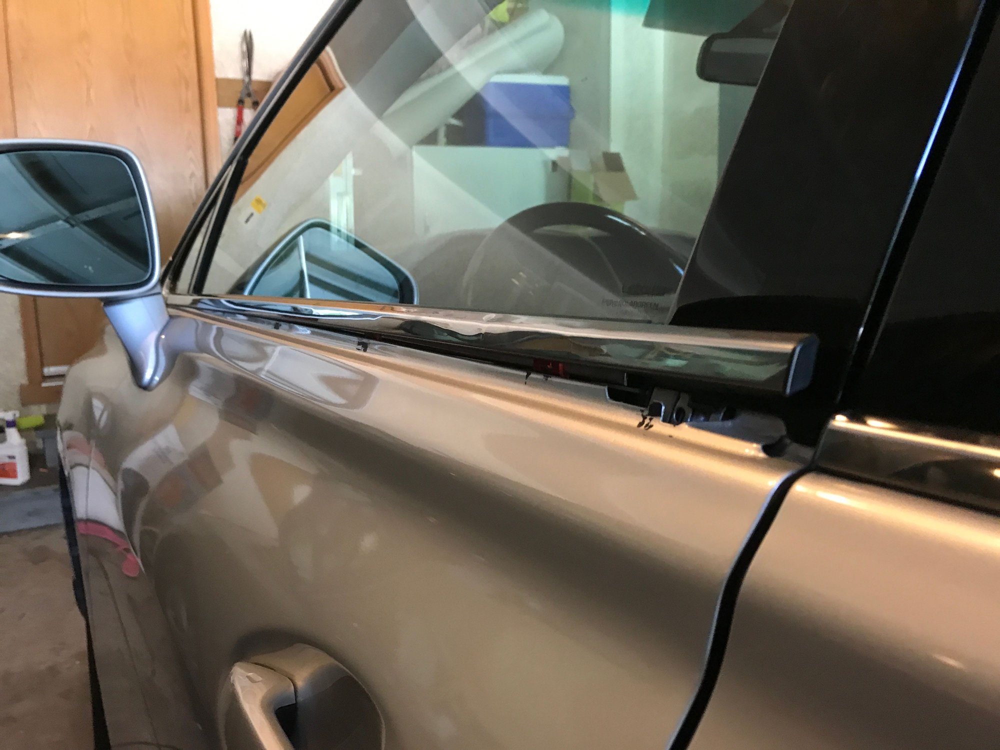 2012 RX350 driver side lower chrome molding coming out! ClubLexus