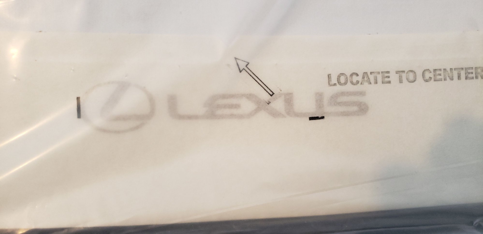 Genuine Lexus Rear Bumper Applique ClubLexus Lexus Forum Discussion