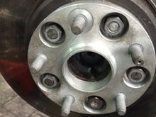 Front wheels spacer (Custom made) 21mm *, Rim size: 38ET (real ET19). outer shape = like a rear