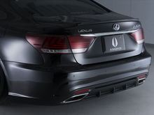 AIMGAIN Pure VIP Aero Rear Diffuser, Lexus LS460 2013-17 (Base)