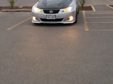 Changed my parking, daytime amd fog light colors to yellow!