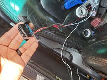 Obd2 port in arm rest storage area