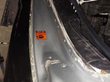 Nothing is as easy as it looks.   There are gaps visible on both sides of the replacement piece.   It turns out the inner section of the car was also pushed in a bit during the accident.  You know this means...