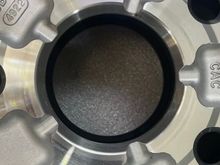Back of BBS wheel (pic from ebay). I can see a 45 degree chamfer edge that wouldn't make contact with the hub after an 8mm spacer. Can't tell how deep it goes but according to OP is 5.2mm?
