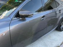 Added Side Mirror Covers Side view.