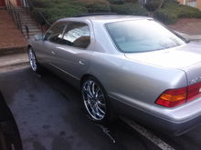 My 2000 Lexus LS400: Final result driver side view.