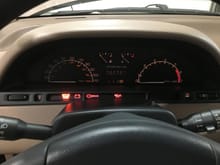 Needs the left side bulb replaced, I may have done that on accident when I had the dash out 