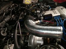 Here is a quick side shot of the turbo and IC pipe