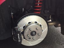 RR-Racing/Girodisc 2-piece floating rear competition rotors.