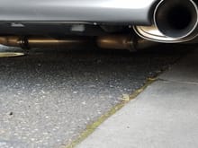 My drop for further reference. Barely even an inch of clearance between my exhaust and the ground.