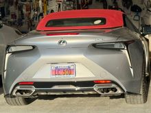 New license plate and limited badge for inspiration series.
