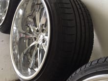19x11-0 tires like new Accelera 245/35/19 ... 5x114.3... rear wheels