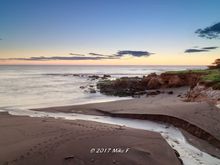 Moonstone Beach blue hour