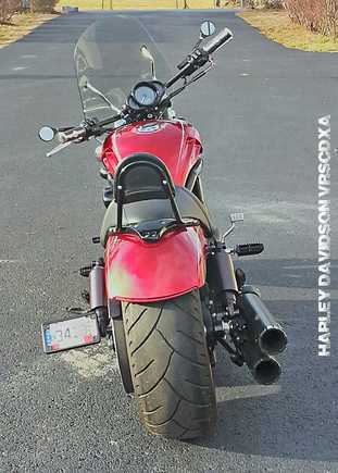 My current Night Rod Custom ... rear air suspension, power commander, jetted, HID lights ... now 4-sale.