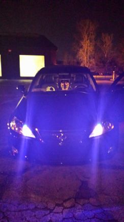 Front view at night...say cheese Taz! Lol