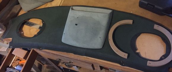 Rear cover was nasty and falling apart.  Not sure how they got a burn hole in the speaker cover.