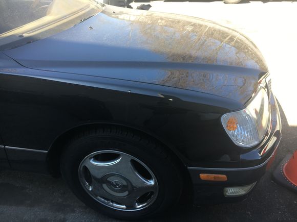 Just the chrome peeling nothing much to look at 