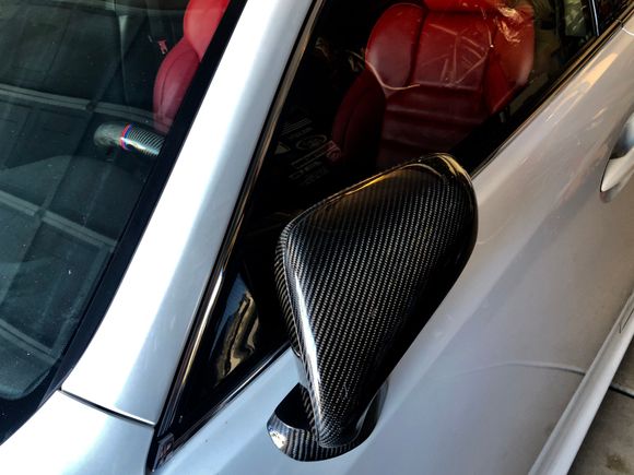 Full Carbon Fiber Mirror w/Base 