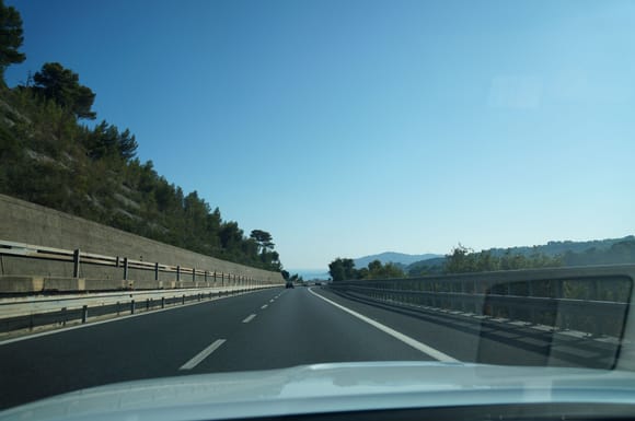 near Genova Italy on the way to Monaco