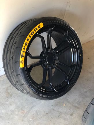 Added inverted tire decals to my new INDY500 tires 