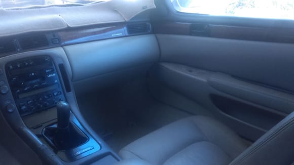 Dash and drivers seat are both in excellent condition 