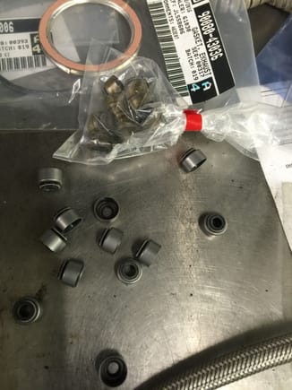 New, OEM valve stem seals