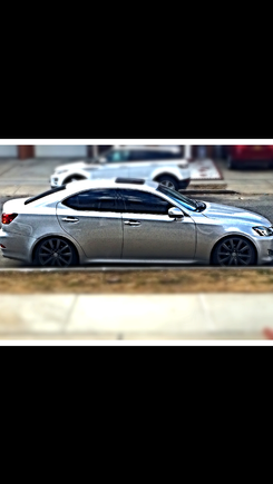This is how she looked with the GS F Sport wheels.