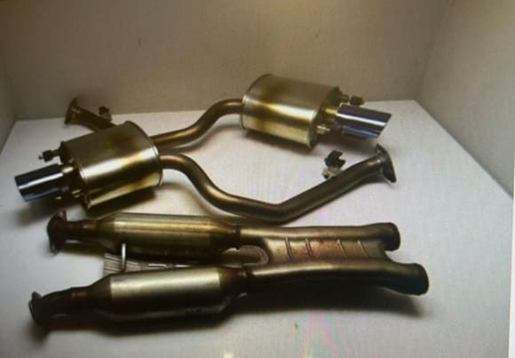 Just the mufflers are for sale.