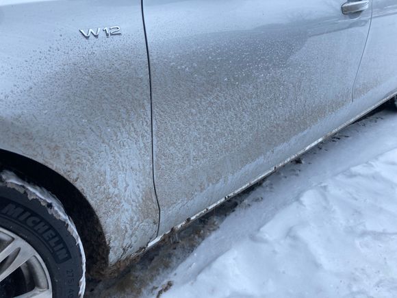 Four days worth of driving last winter 