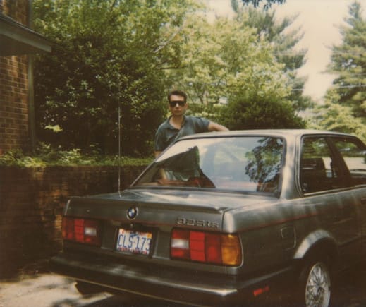 Brand new silver '85 Bimmer w/red leather interior. Best driving car I've ever owned, but also spent most time at dealer for repairs (glad I bought extended warranty). And the A/C never cooled adequately.