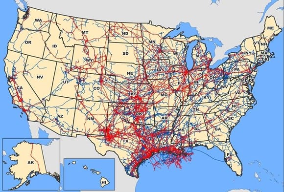 This is the national pipeline network.