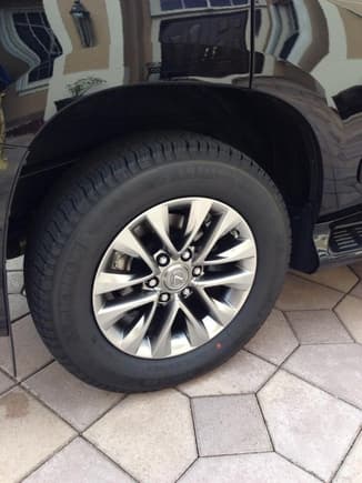 Graphite rims and Michelin tires