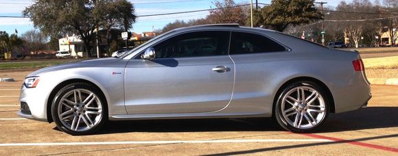 Side view with tints