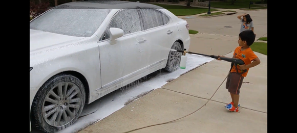 Kids loved the car wash