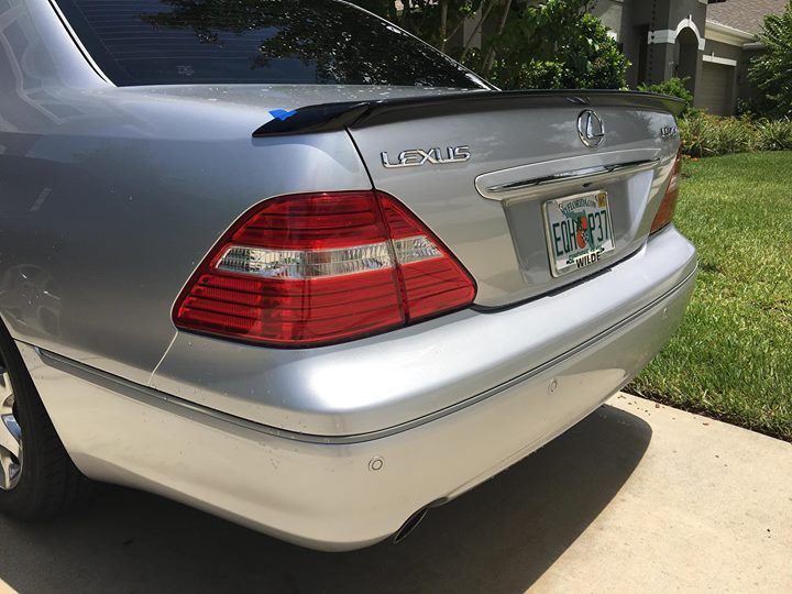 Exterior Body Parts - 2004-2006 LS430 Junction Produce 3-piece Rear Wing - Used - 2004 to 2006 Lexus LS430 - Tampa, FL 33578, United States