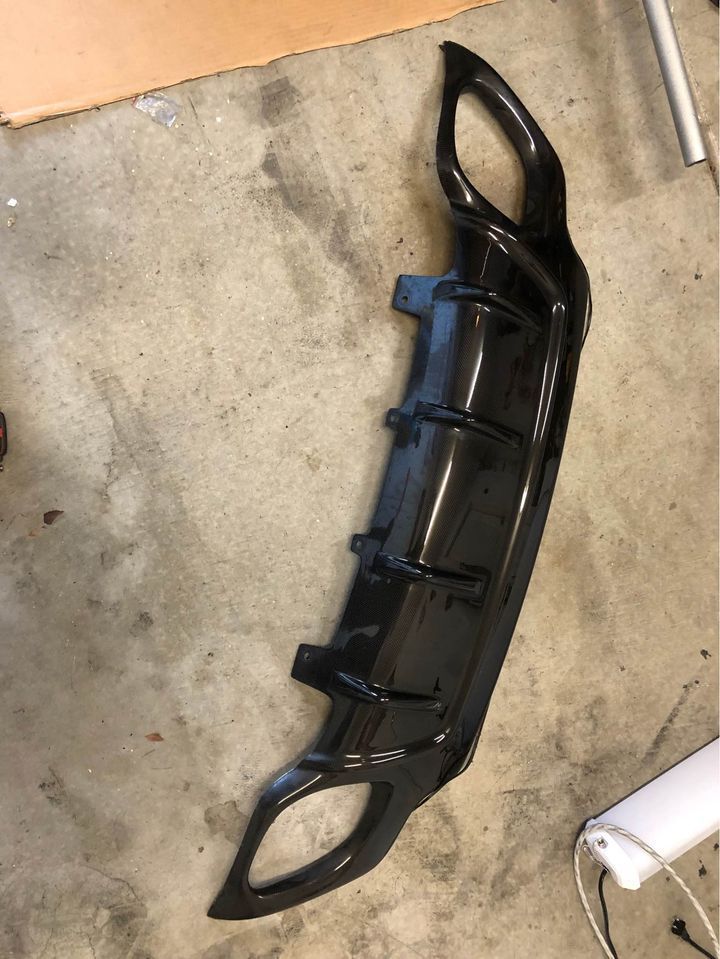 Exterior Body Parts - TOM'S V1 CF Rear Diffuser for IS F for sale - Used - 2008 to 2014 Lexus IS F - Chula Vista, CA 91911, United States