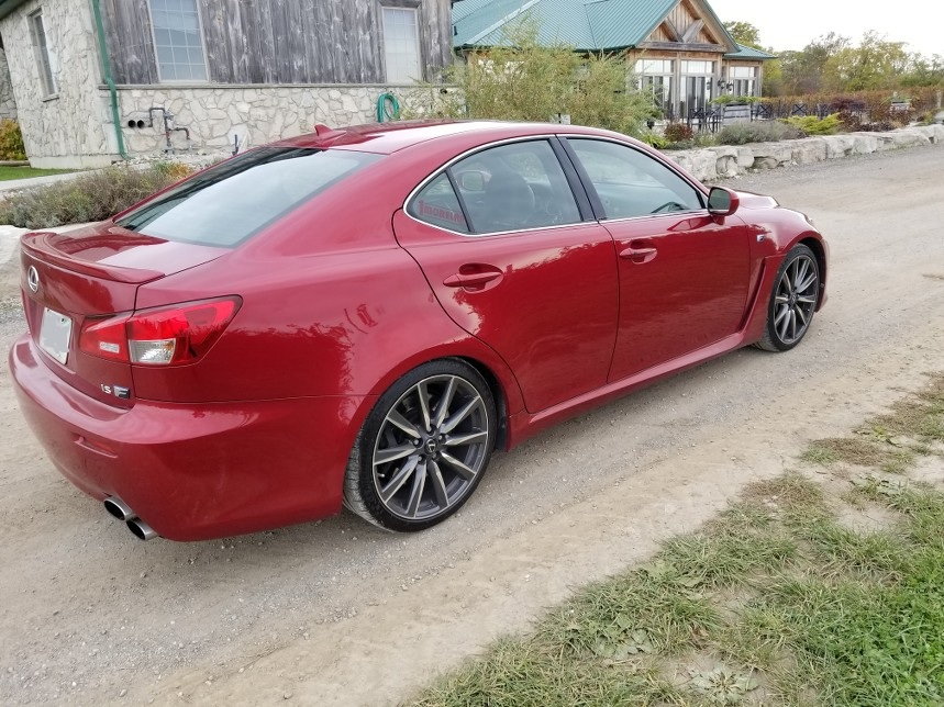 2009 Lexus IS F - 2009 Lexus IS-F in Matador Red Mica, 57k miles ALL STOCK  $30K OBO - Used - VIN JTHBP262595005038 - 57,000 Miles - 8 cyl - 2WD - Automatic - Sedan - Red - Detroit, MI 48226, United States