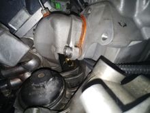 Oil pressure sensor location