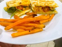 Buffalo chickpea wraps