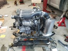Got all this assembled over the weekend.  Should be ready to try and line it up and bolt it to the car this evening.