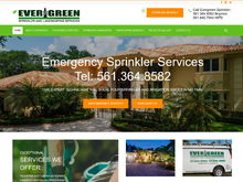Evergreen Sprinkler and Landscape service has quickly grown to be a leading provider of both residential and commercial irrigation and landscaping services in West Palm Beach Florida. Our Expert Sprinkler and Landscape design team will handle all your Florida landscape maintenance and irrigation system needs in West Palm Beach Florida.
