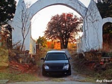 cemetary arch