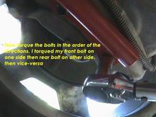 order to torque bolts in