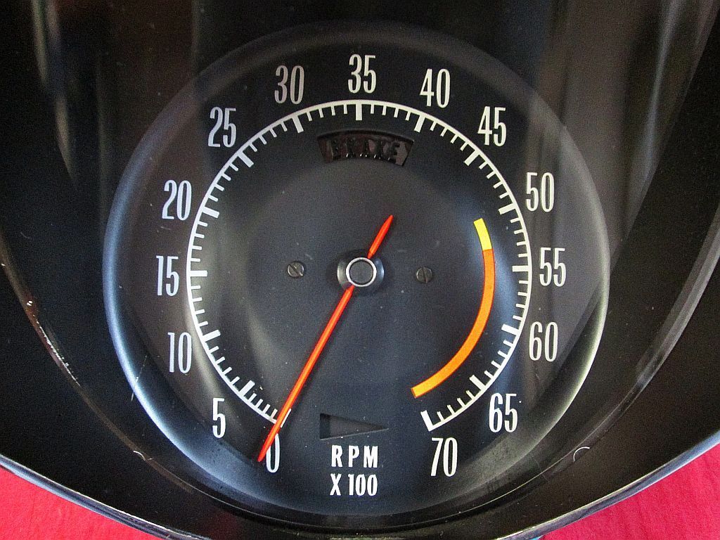 FS (For Sale) 197274 Cable Driven Tachometer with Restored Bezel