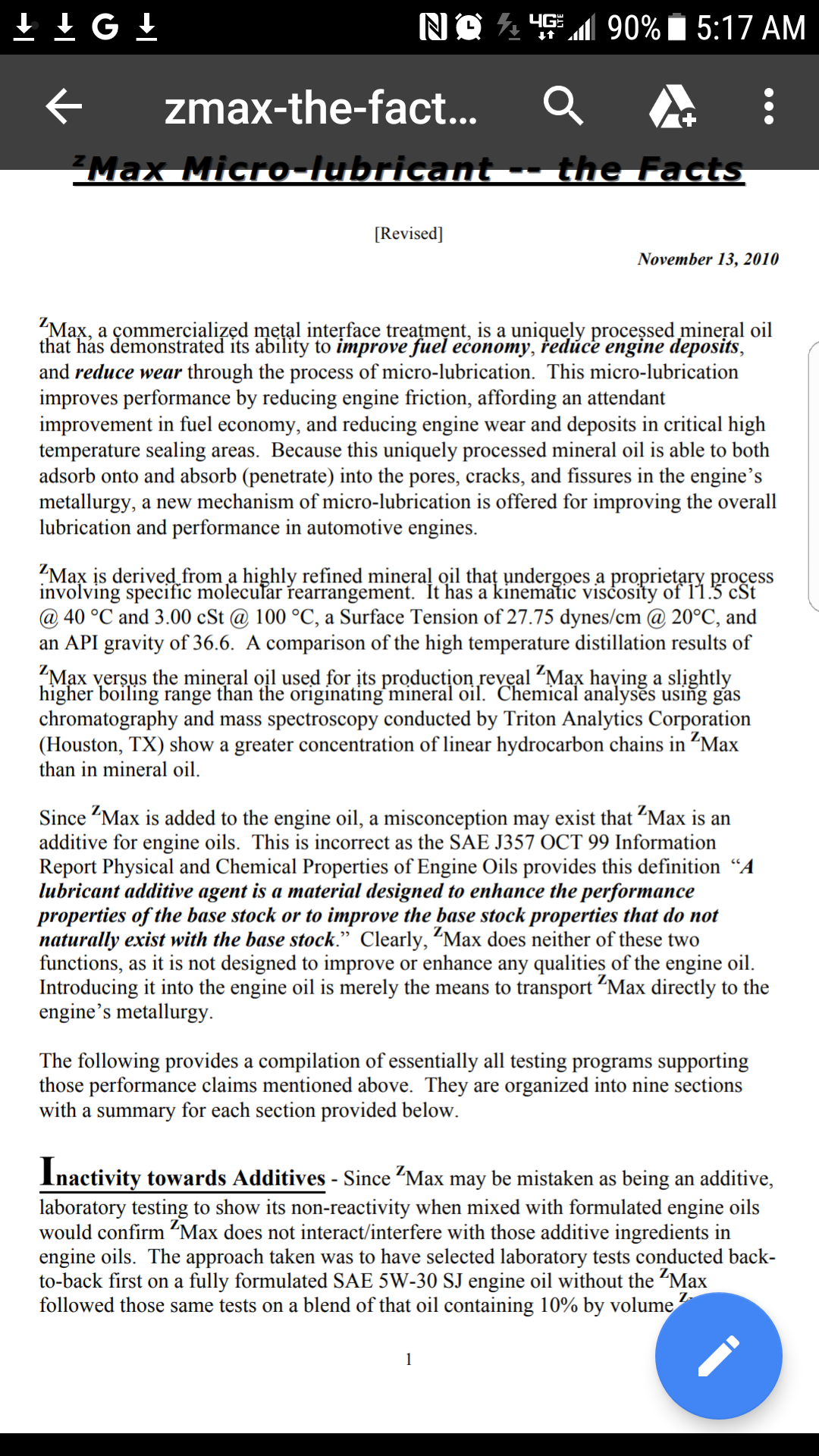 ZMAX Additive Page 2 CorvetteForum Chevrolet Corvette Forum