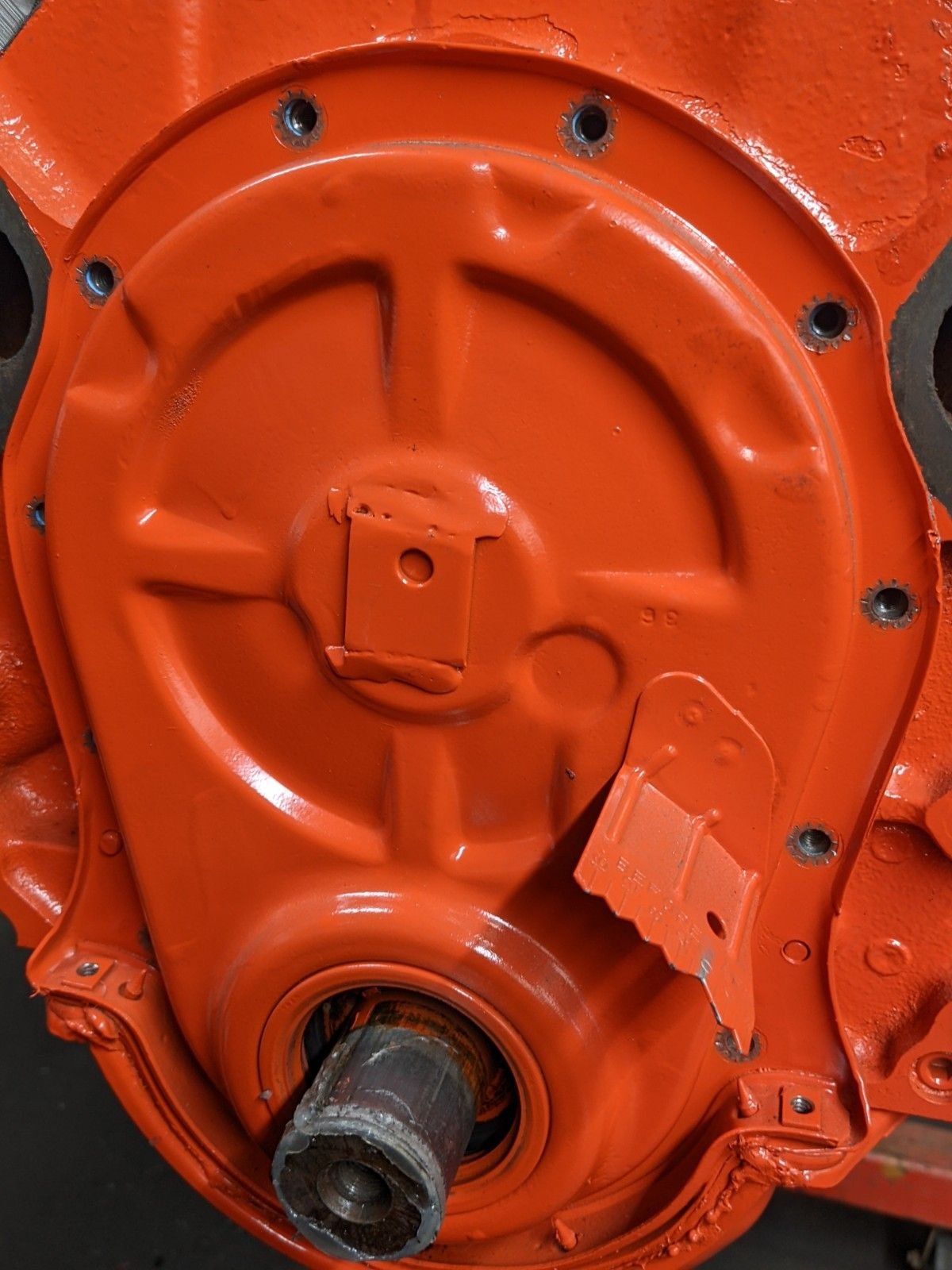 Cam button, timing cover and short water pump clearance CorvetteForum