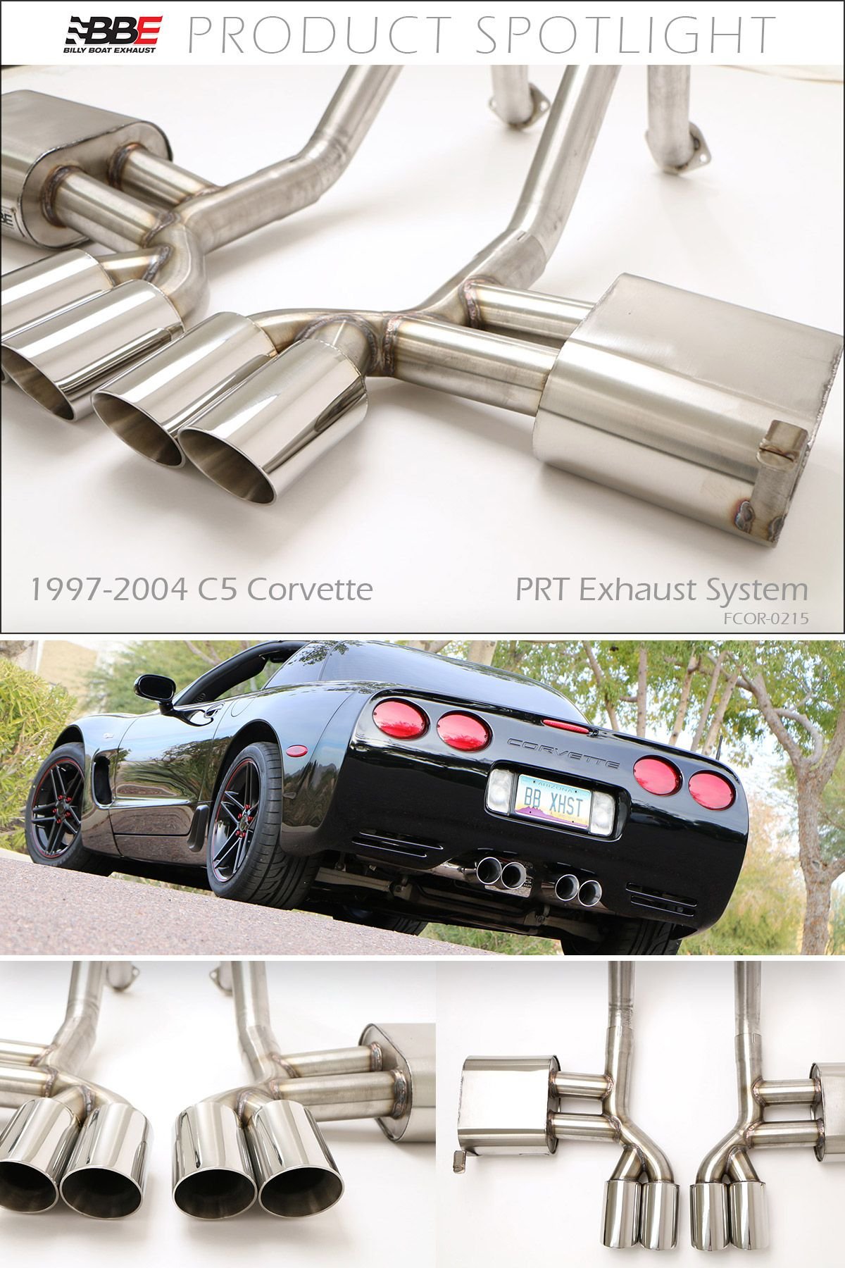 Product Spotlight PRT Billy Boat Exhaust for C5 Corvette